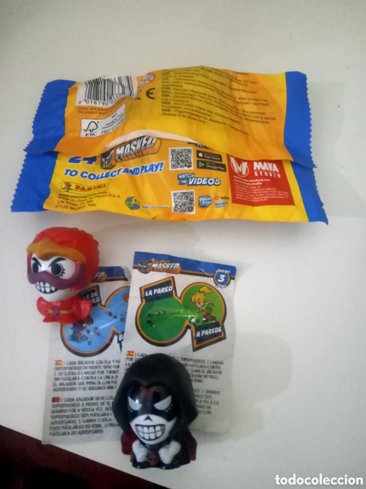 Figuras de acci&oacute;n: 3 figuras &rdquo;super masked&rdquo; - Panini - Foto 2