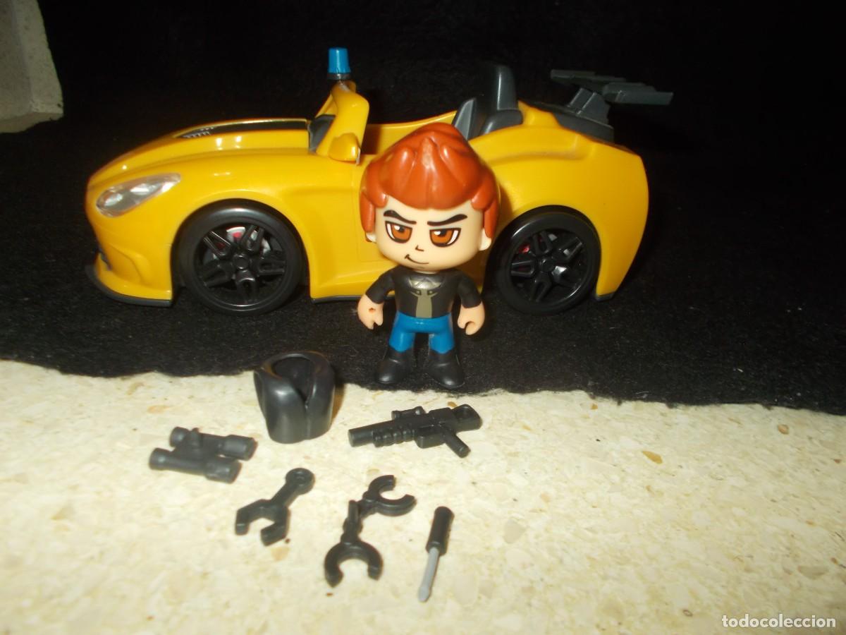 Figurines d'action: PINYPON ACTION SUPER COCHE + Mu&ntilde;eco + Accesorios. Con Luz. Famosa
