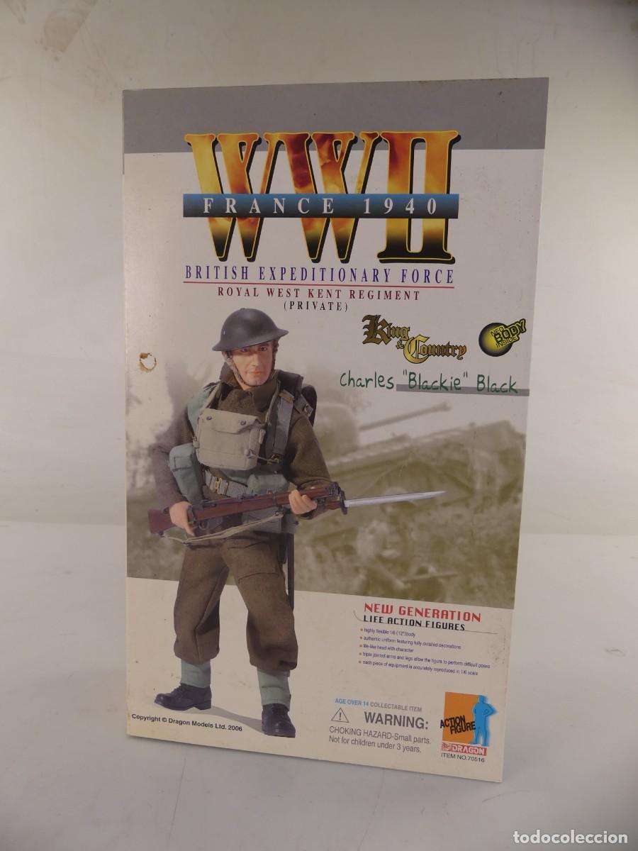 Figure di azione: ACCION FIGURE DRAGON REF: 70516 CHARLES BLACKIE BLACK WWII FRANCE 1940