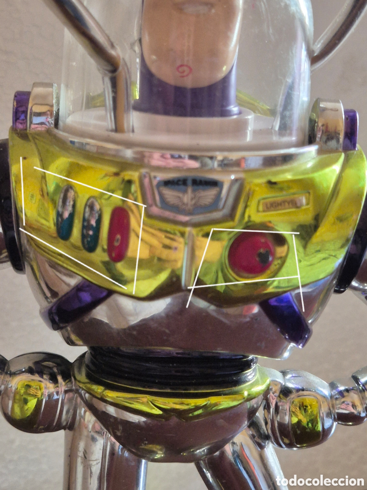 Figuras de acci&oacute;n: Raro Buzz Lightyear Cromo argento originale anni 90 - Foto 6