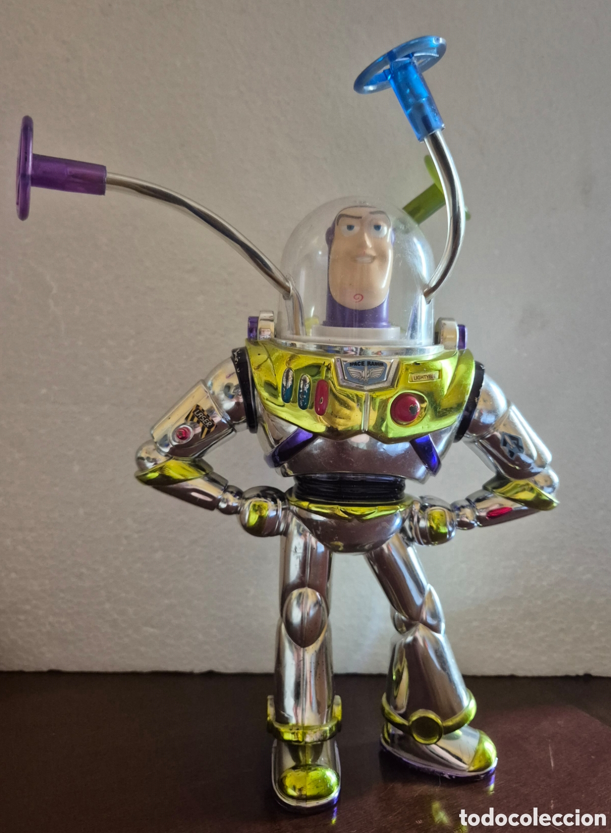 Figuras de acci&oacute;n: Raro Buzz Lightyear Cromo argento originale anni 90 - Foto 1