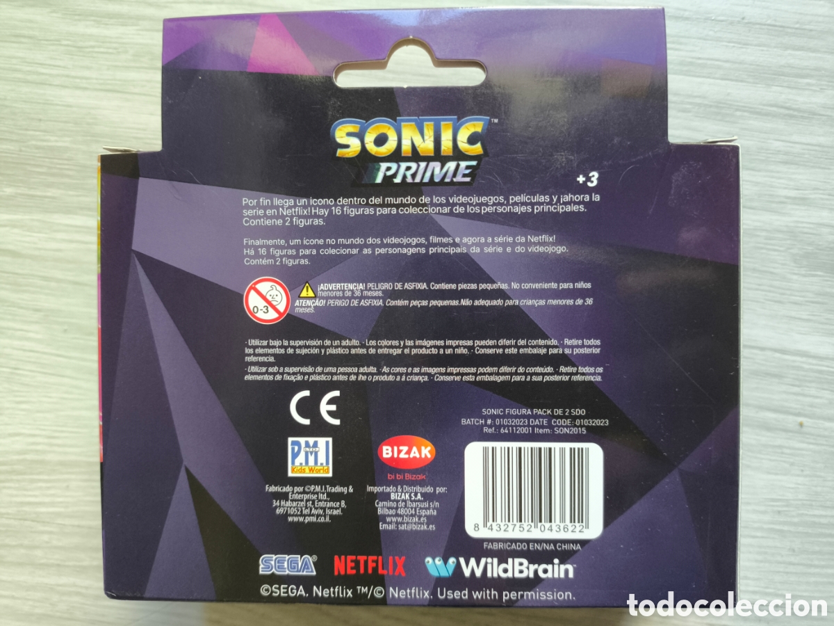Figuras de acci&oacute;n: Pack 2 figuras Knuckles+ Amy rose Sonic prime nuevo - Foto 4
