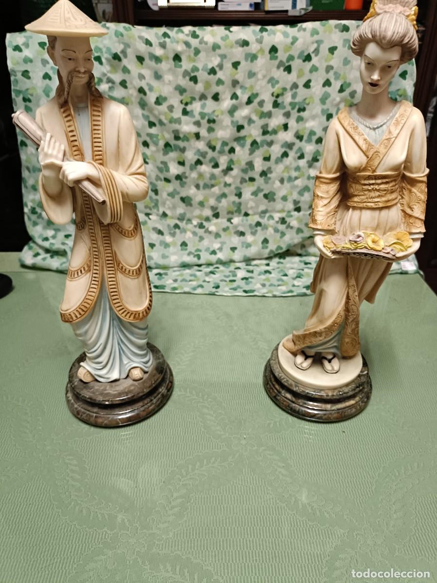 Figuras de acci&oacute;n: Figuras japonesasa marmol - Foto 1