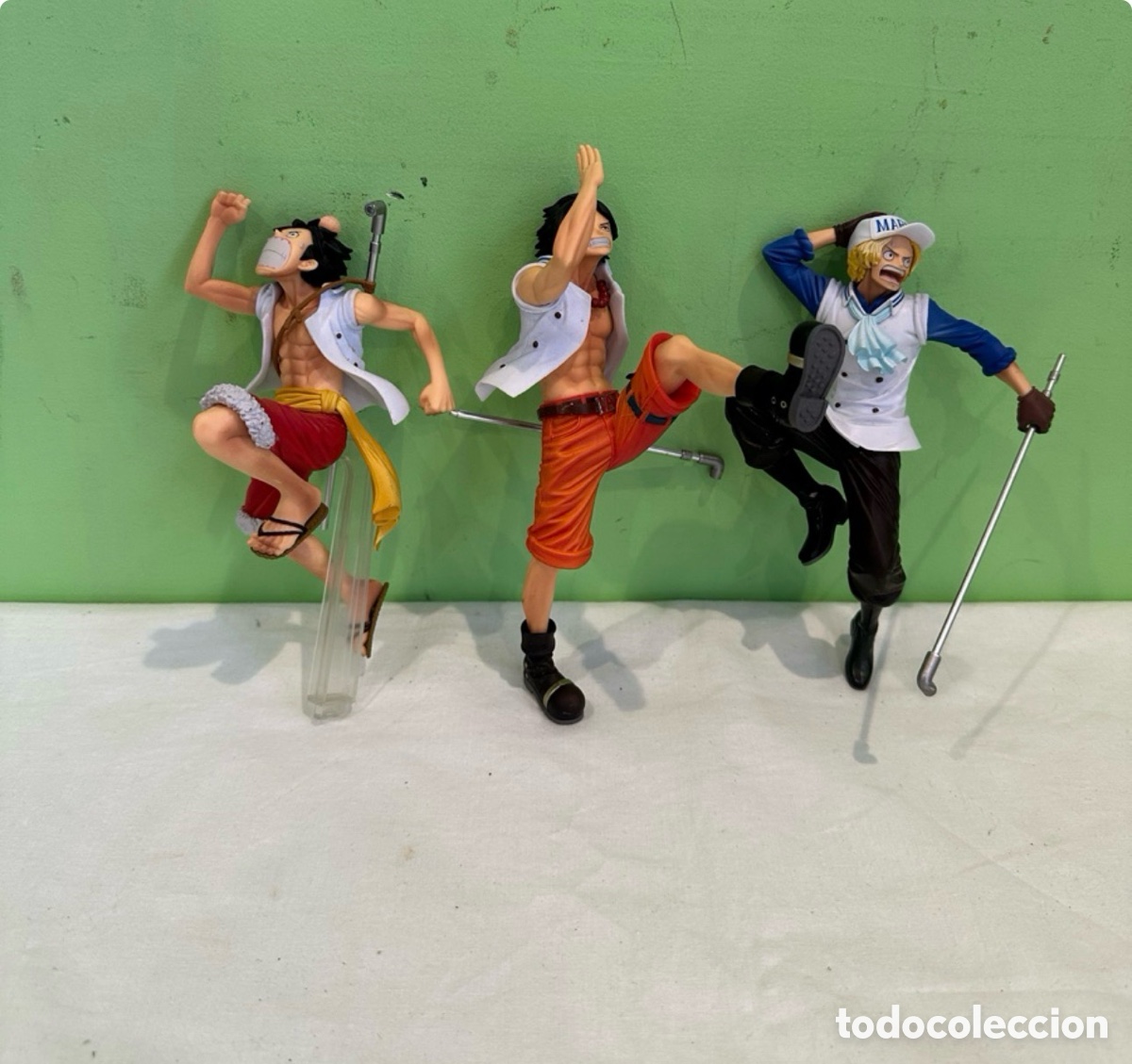 Figuras de acci&oacute;n: Lote figuras One Piece originales coleccionables anime . Medidas 17 cm alto . Ver fotos .
