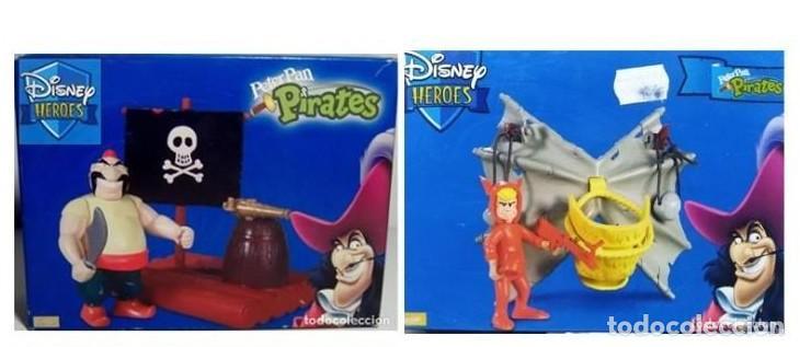 Actionfiguren: PACK 2 CAJAS PETER PAN PIRATES. FIGURAS 7 CMS. APROX. &iexcl;OJO!: CAJAS DESGASTADAS!!. NUEVAS!!.