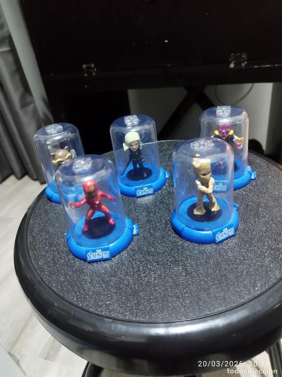 Figuras de acci&oacute;n: Lote Figuras Marvel C&aacute;psulas - Foto 1