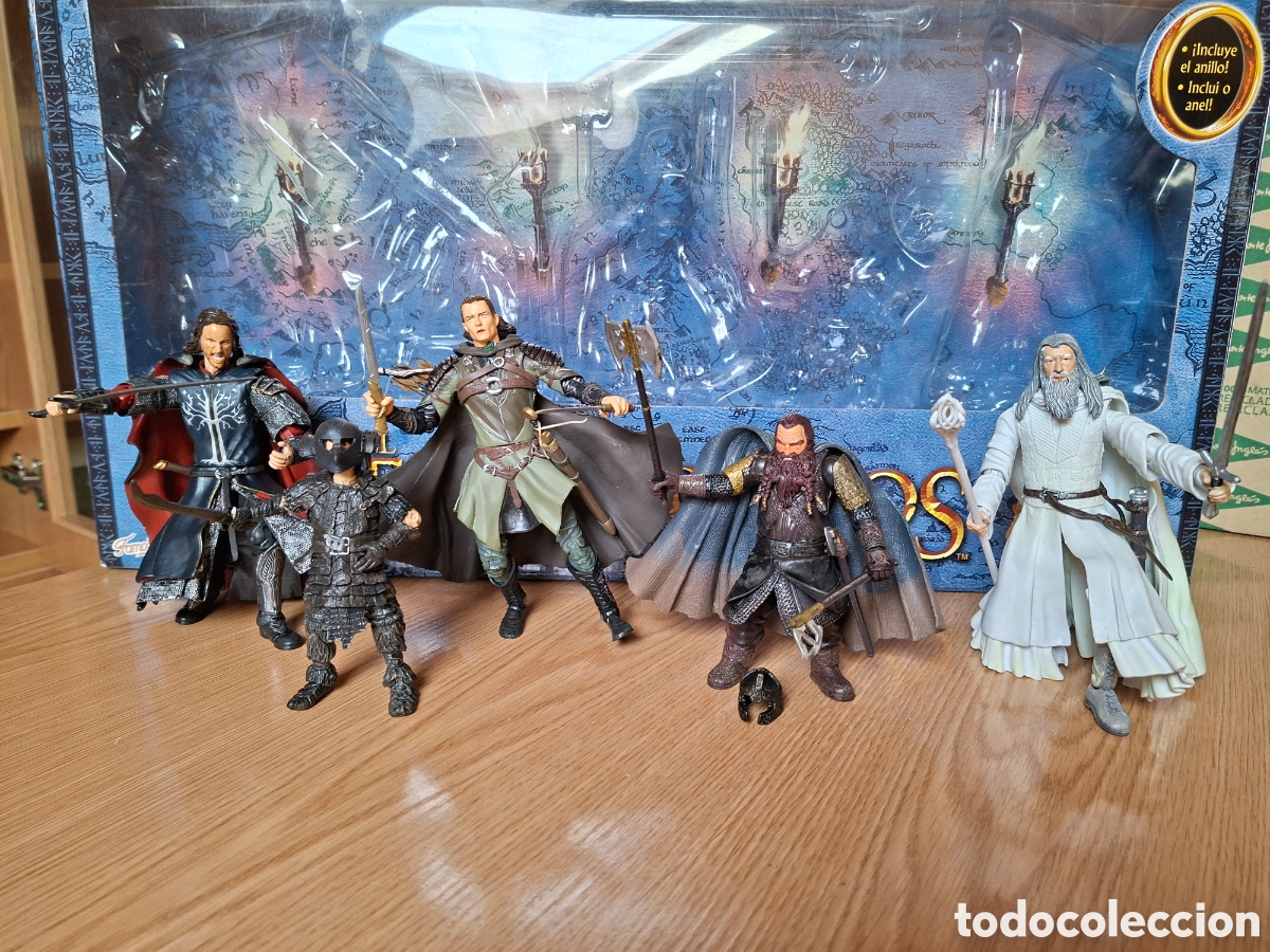 Figuras de acci&oacute;n: EL SR&Ntilde;OR DE LOS ANILLOS, DELUXE 5-PACK (TOY BIZ)