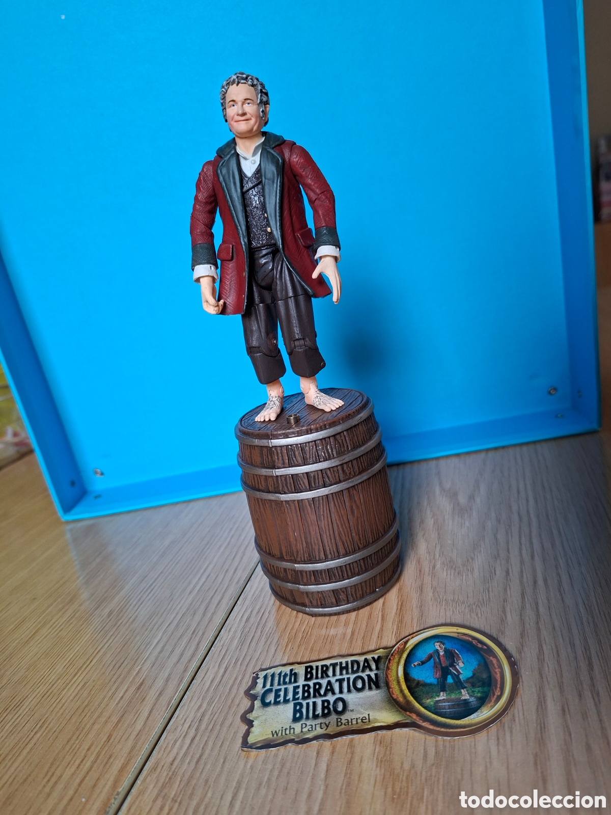 Figuras de acci&oacute;n: EL SE&Ntilde;OR DE LOS ANILLOS, BILBO (TOY BIZ)