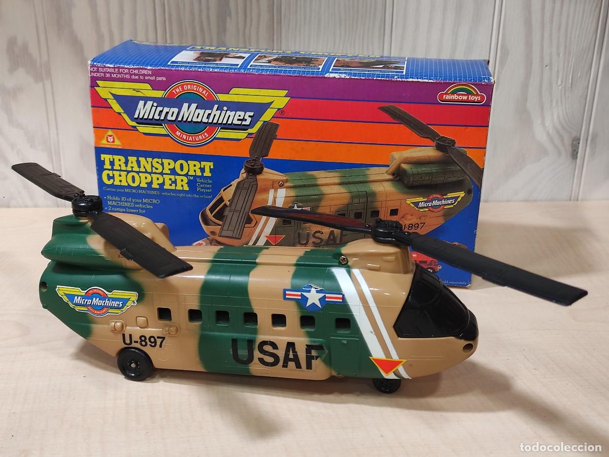 Figuras de acci&oacute;n: Helic&oacute;ptero micro machines Chopper - Foto 1