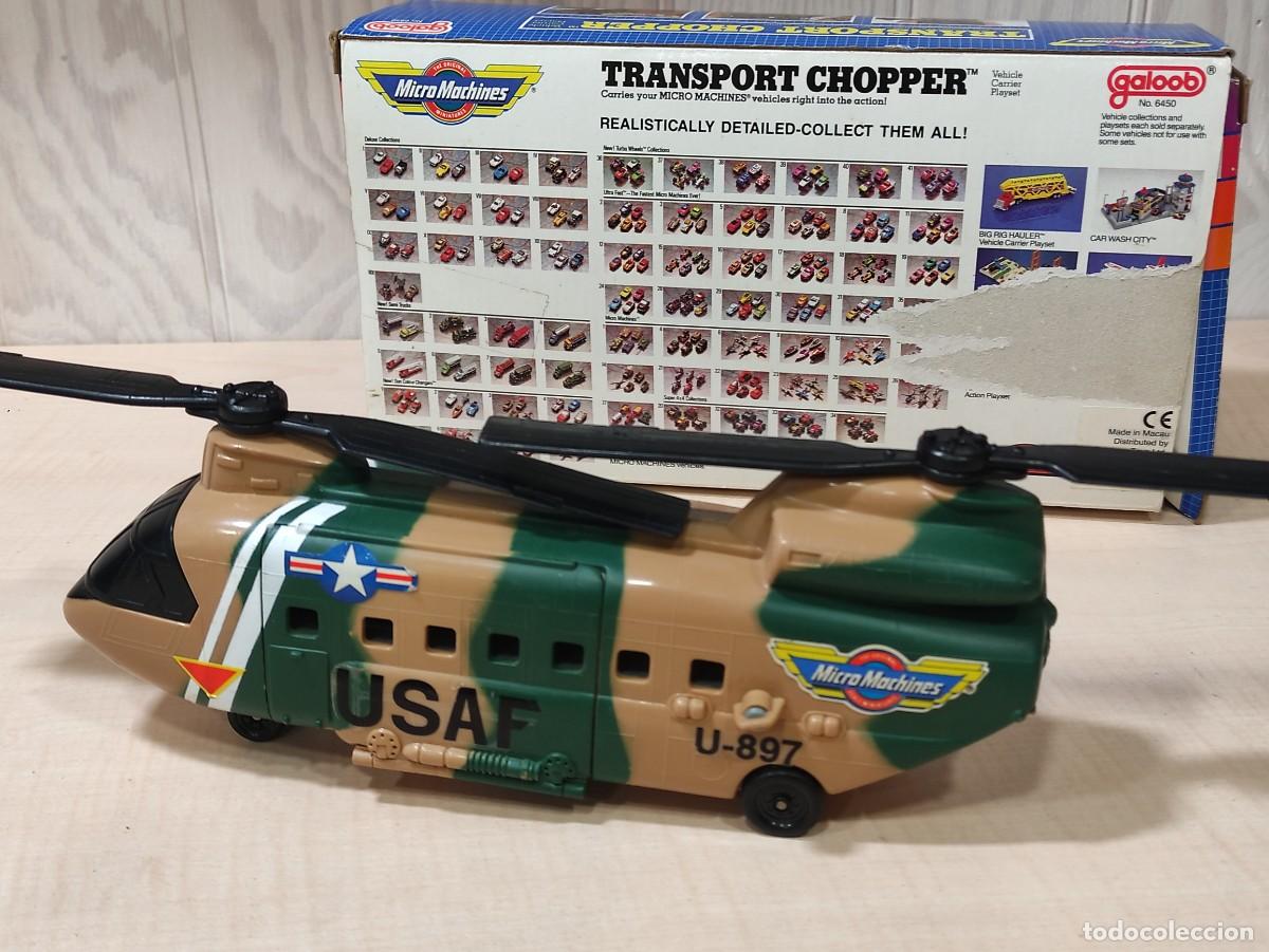 Figuras de acci&oacute;n: Helic&oacute;ptero micro machines Chopper - Foto 2
