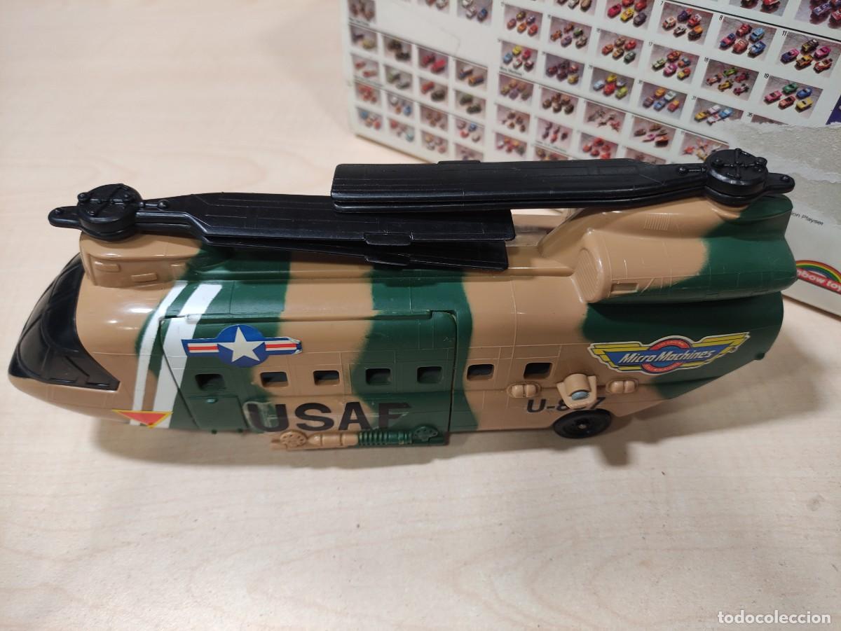 Figuras de acci&oacute;n: Helic&oacute;ptero micro machines Chopper - Foto 3