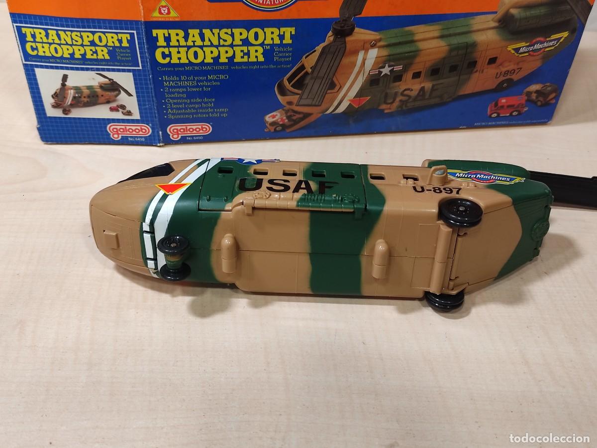 Figuras de acci&oacute;n: Helic&oacute;ptero micro machines Chopper - Foto 4