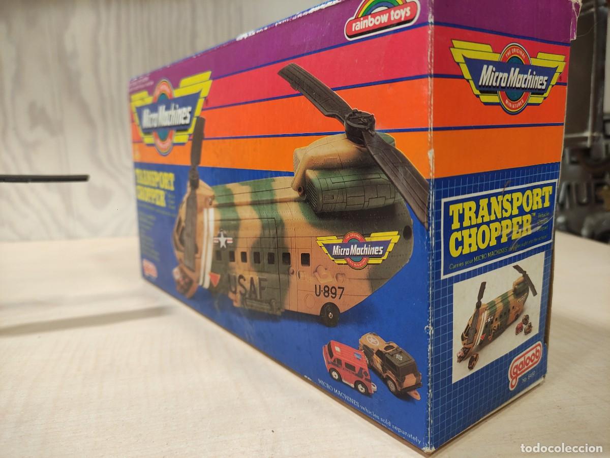 Figuras de acci&oacute;n: Helic&oacute;ptero micro machines Chopper - Foto 7