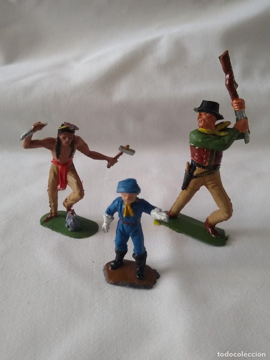 Figuras de acci&oacute;n: Cabo Rusti de Pech y indio y vaquero de Jecsan - Foto 1