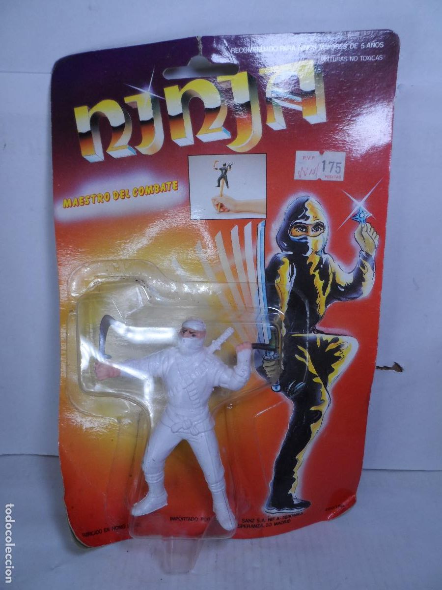 Figuras de acci&oacute;n: FIGURA LAPICERO NINJA MAESTRO DEL COMBATE A&Ntilde;OS 80 NUEVO