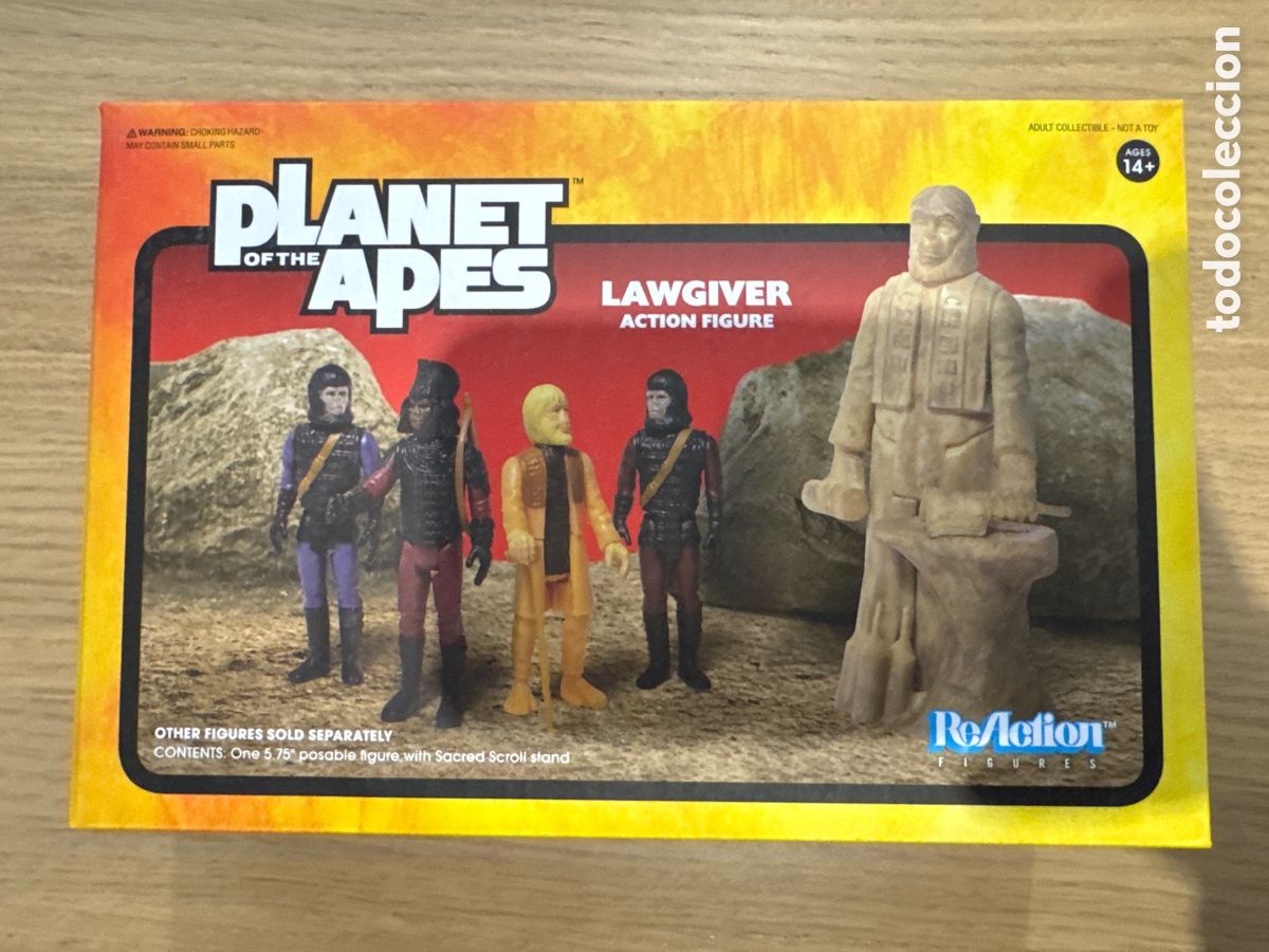 Figuras de acci&oacute;n: Figura Lawgiver Legislador El Planeta De Los Simios ReAction Super7