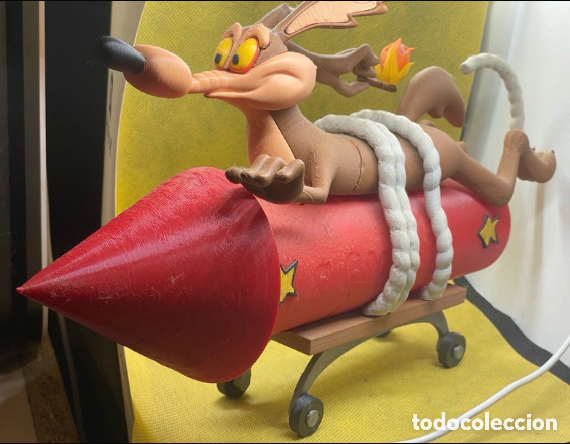 Figuras de acci&oacute;n: Coyote colecci&oacute;n figura 3D PLA - Foto 3