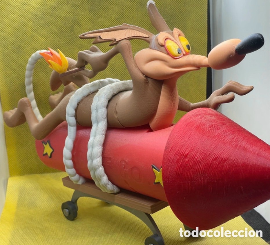 Figuras de acci&oacute;n: Coyote colecci&oacute;n figura 3D PLA - Foto 1