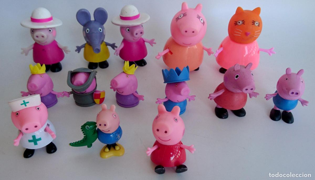 Figuras de acci&oacute;n: LOTE DE FIGURAS DE PEPPA PIG - Foto 1