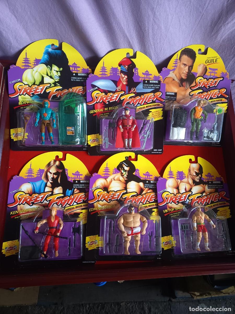 Figuras de acci&oacute;n: LOTE STREET FIGHTER,( BLISTER SIN ABRIR)