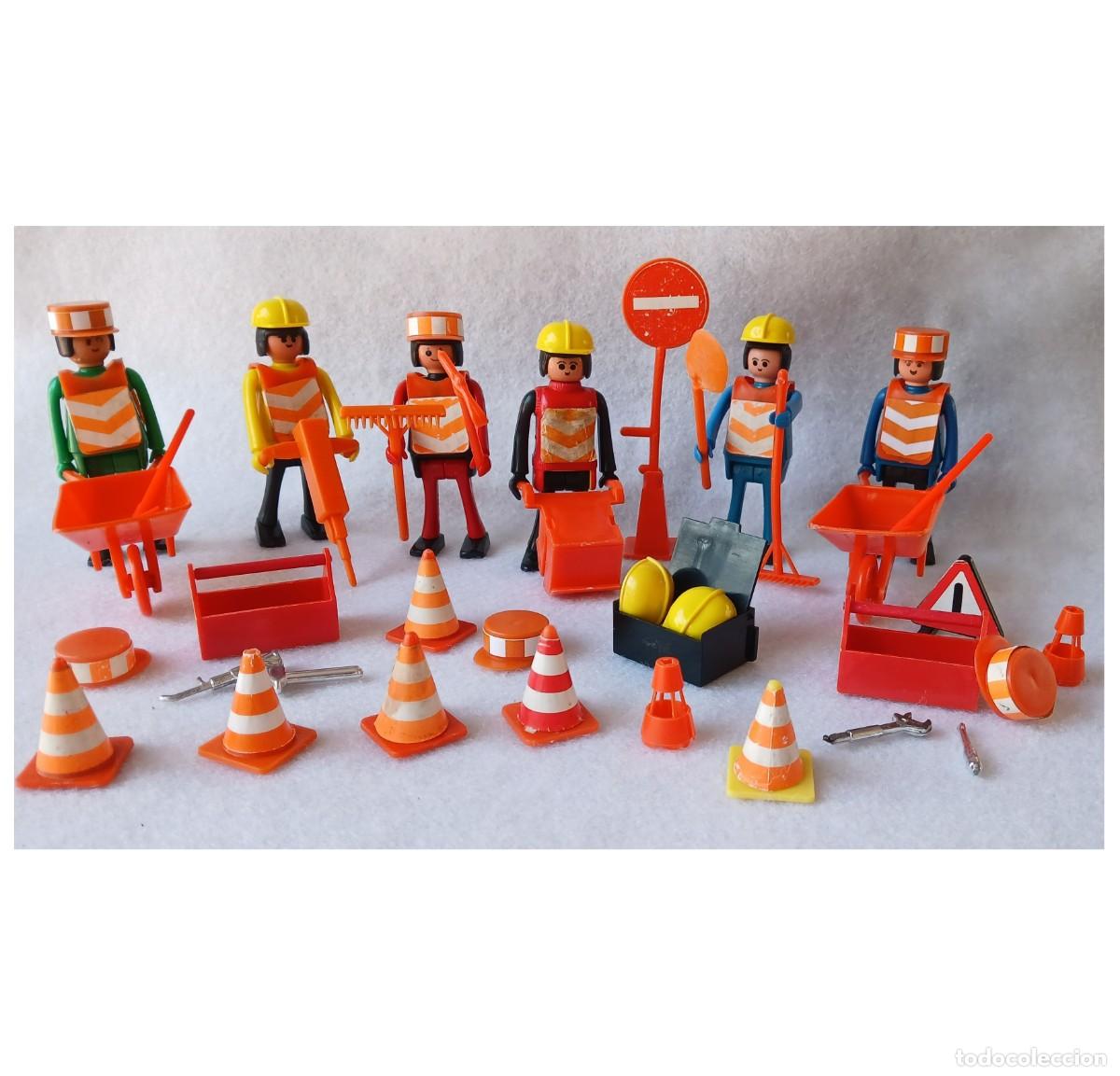 Figuras de acci&oacute;n: Play big (Playbig), Play Kit o Cefa Boys. Equipo Obras p&uacute;blicas 2&ordm;