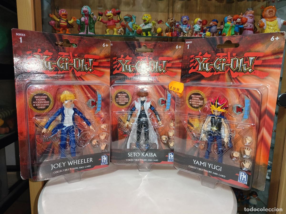 Figuras de acci&oacute;n: OCASION 3 BLISTER FIGURAS YU-GI-OH! SET 1 COMPLETO SETO KAIBA, YAMI YUGI Y JOEY WHEELER. BIZAK 2020