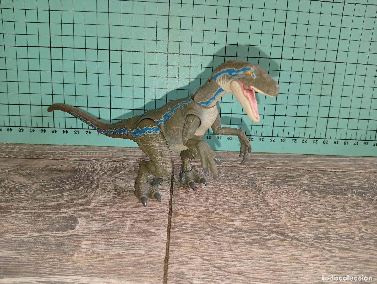 Figuras de acci&oacute;n: Figura Dinosaurio Velociraptor Blue Jurassic World Attack dinosaurios
