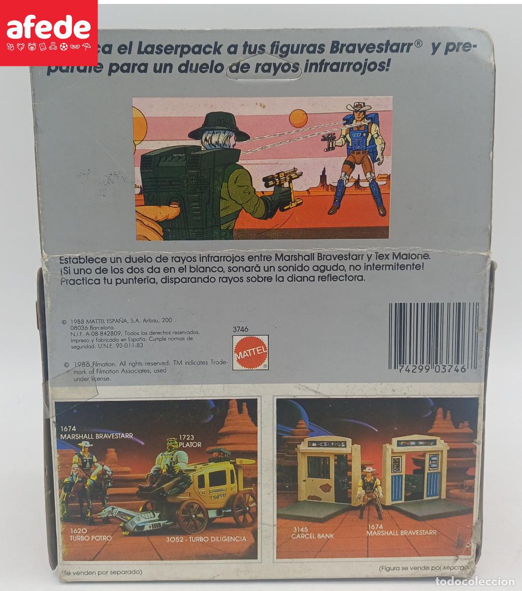 Figuras de acci&oacute;n: LASERPACK DE &rdquo;TEX MALONE&rdquo; DE BRAVESTARR EN SU CAJA ORIGINAL - Foto 2