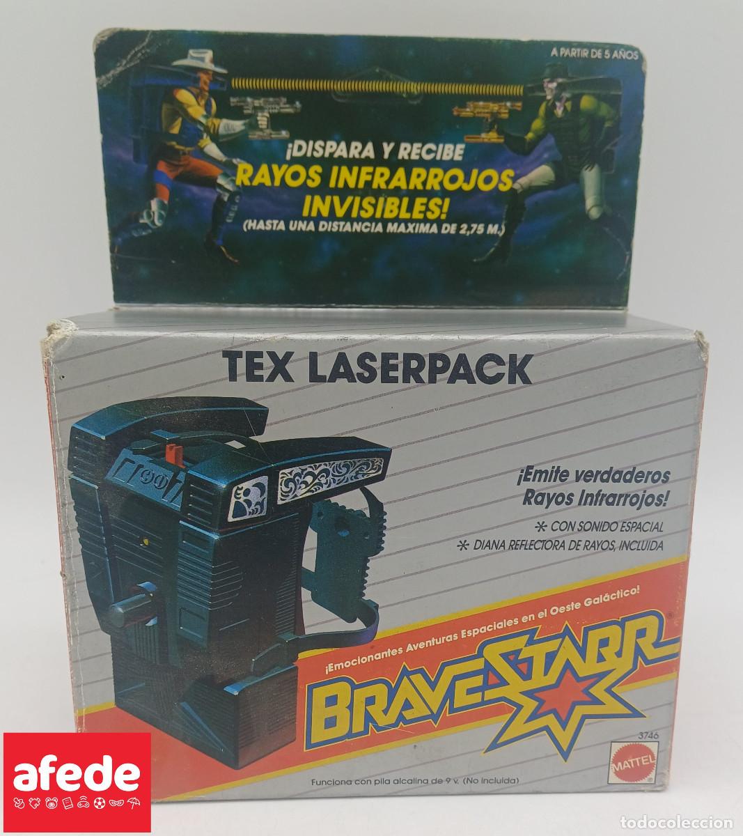 Figuras de acci&oacute;n: LASERPACK DE &rdquo;TEX MALONE&rdquo; DE BRAVESTARR EN SU CAJA ORIGINAL - Foto 1