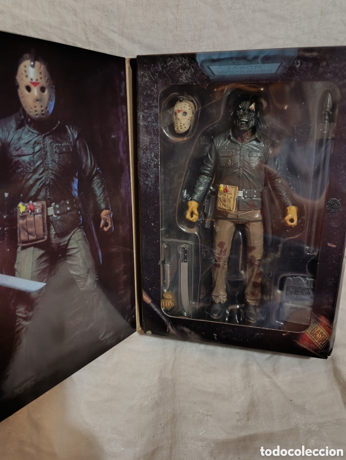 Figuras de acci&oacute;n: Figura de acci&oacute;n coleccionable de Jason Voorhees de Viernes 13,linea Ultimate de Neca,
