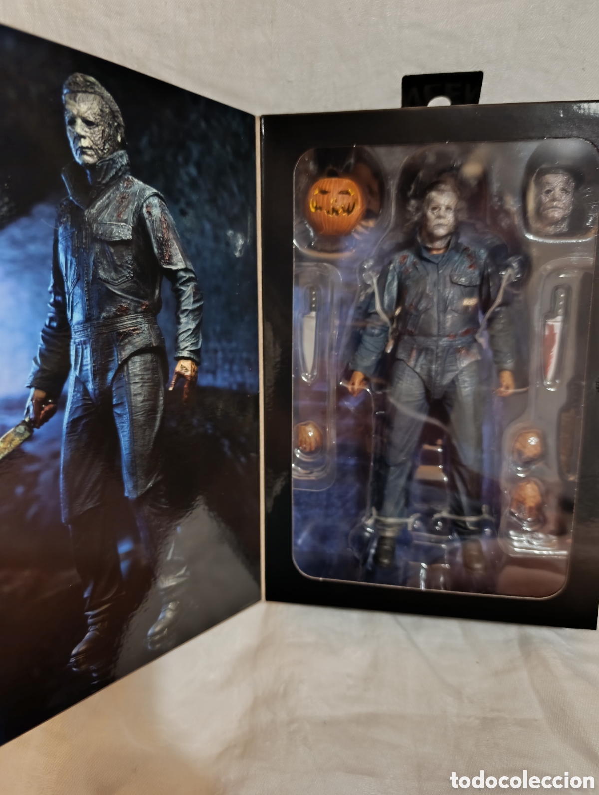 Figuras de acci&oacute;n: Figura de acci&oacute;n coleccionable de Michael Myers de la pel&iacute;cula Halloween Ends (2022),de Neca
