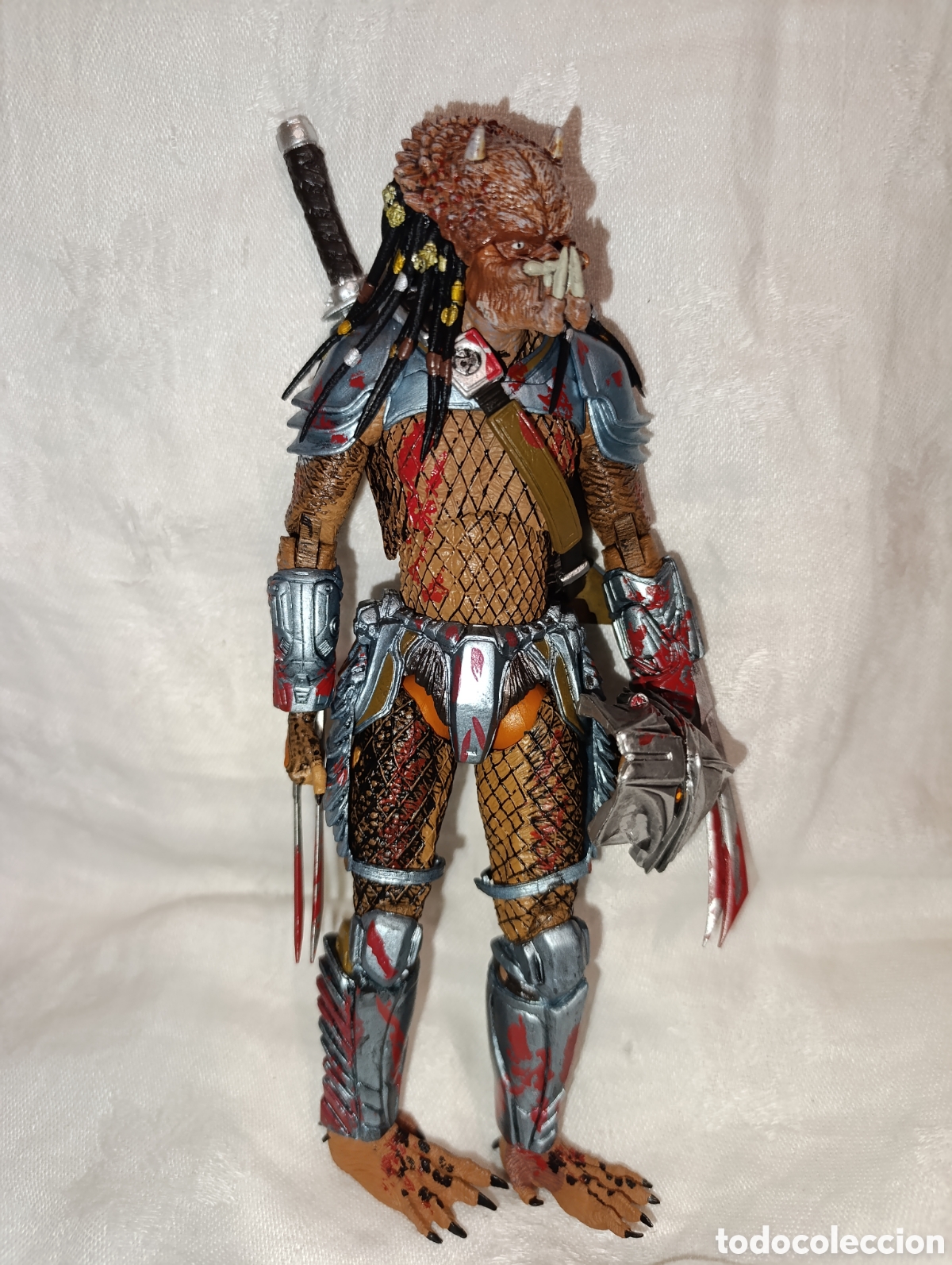 Figuras de acci&oacute;n: Predator Hornhead, de la serie 18 de Neca, 23 CM altura..