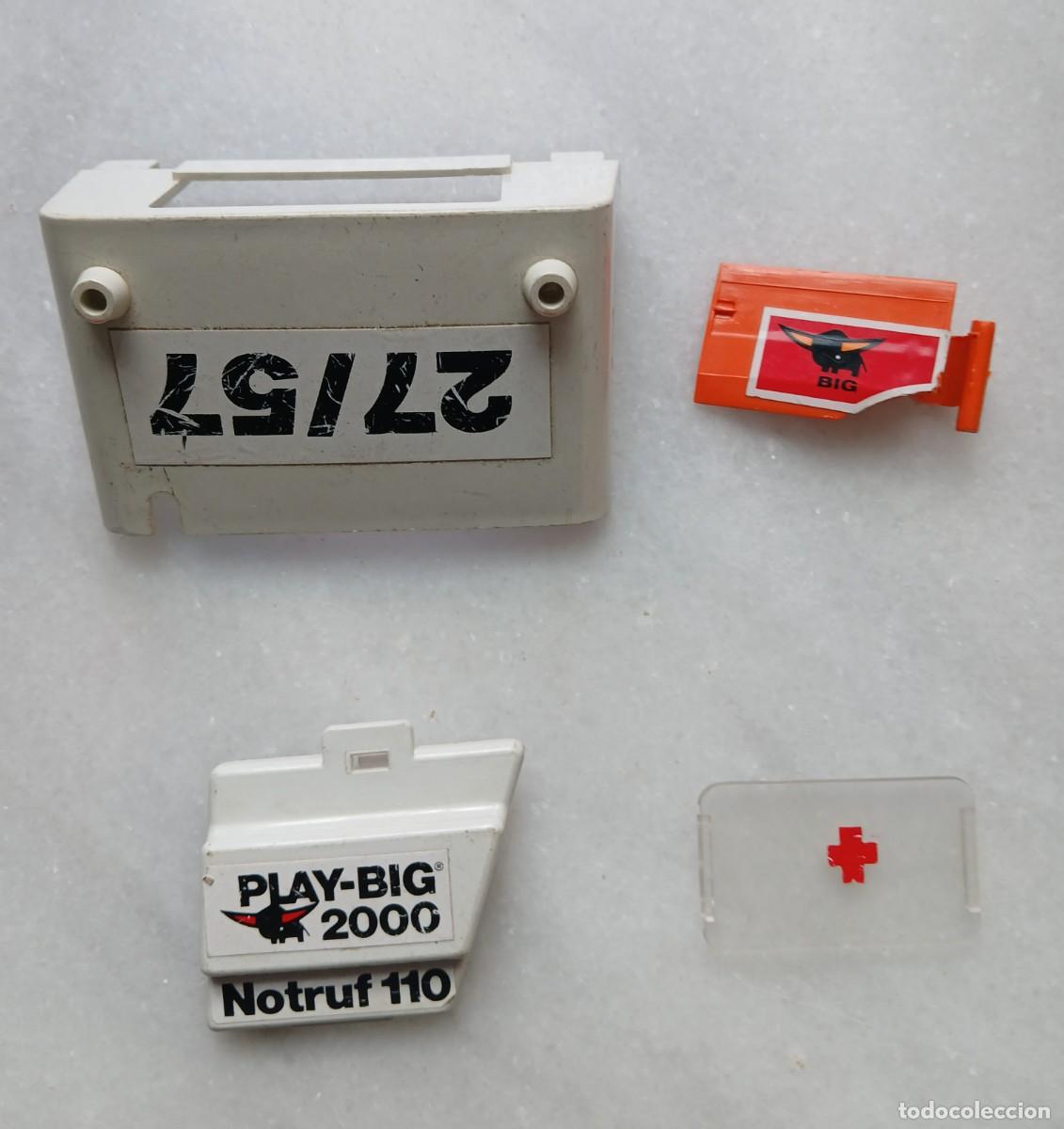 Figuras de acci&oacute;n: Play big. Techo, puerta, ventana cami&oacute;n bombero, policia, sanitario, etc.