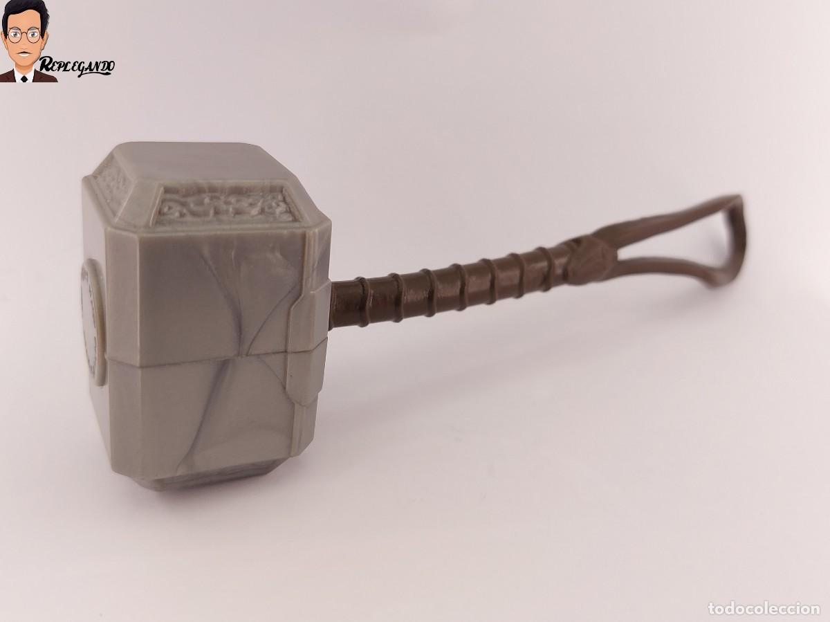 Figuras de acci&oacute;n: MARTILLO DE THOR : MJOLNIR - ACCESORIO FIGURA 1/12 CUSTOM MARVEL LEGENDS (DE PL&Aacute;STICO)