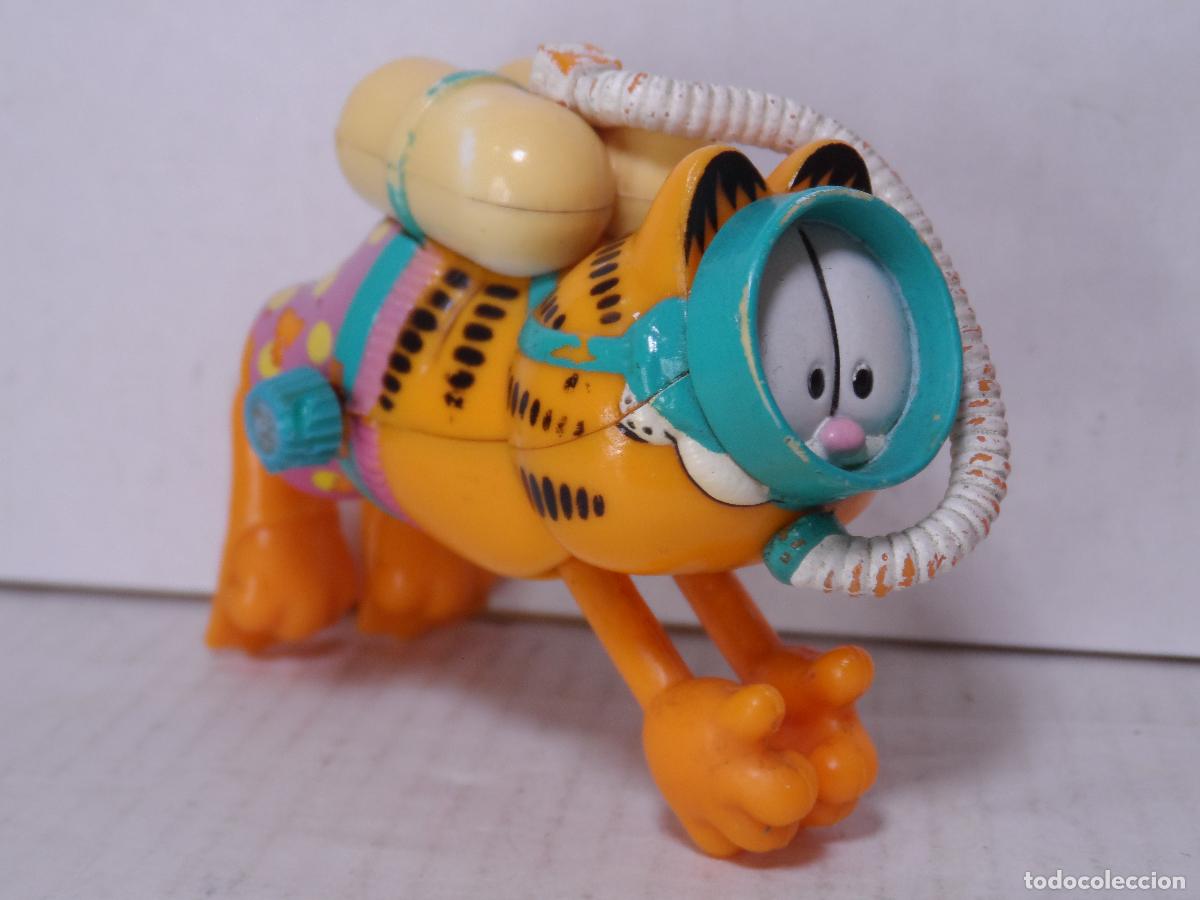 Figuras de acci&oacute;n: FIGURA GARFIELD WACKY WIND UP SWIMMIN' GARFIELD 1991 PLAYMATES