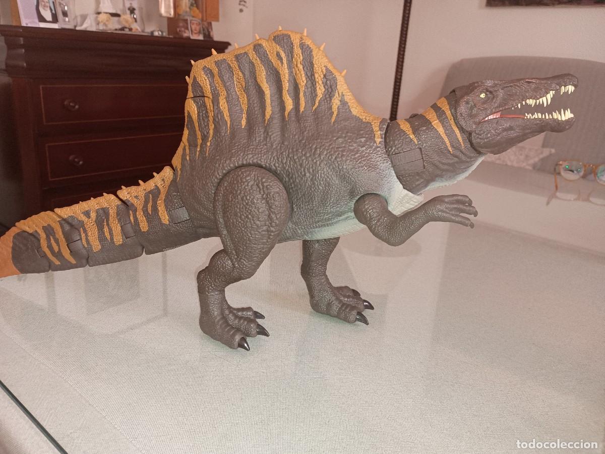 Figuras de acci&oacute;n: Mattel Jurassic World El Renacer, Espinosaurio Cola destructora Dinosaurio de juguete