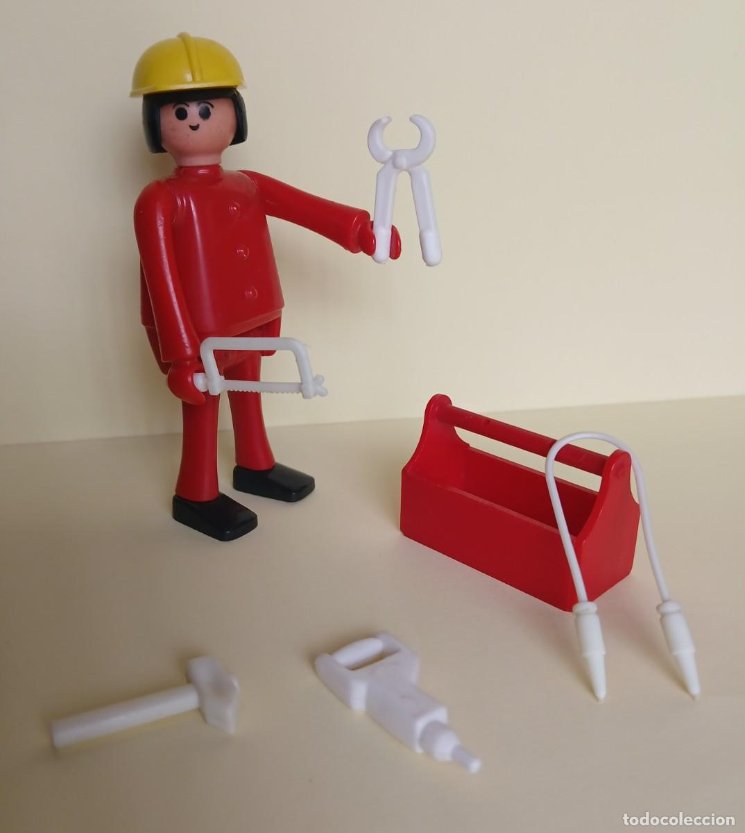 Figuras de acci&oacute;n: Play big (Playbig), Play Kit o Cefa Boys. Equipo Construcci&oacute;n. Electricista 1&ordm;