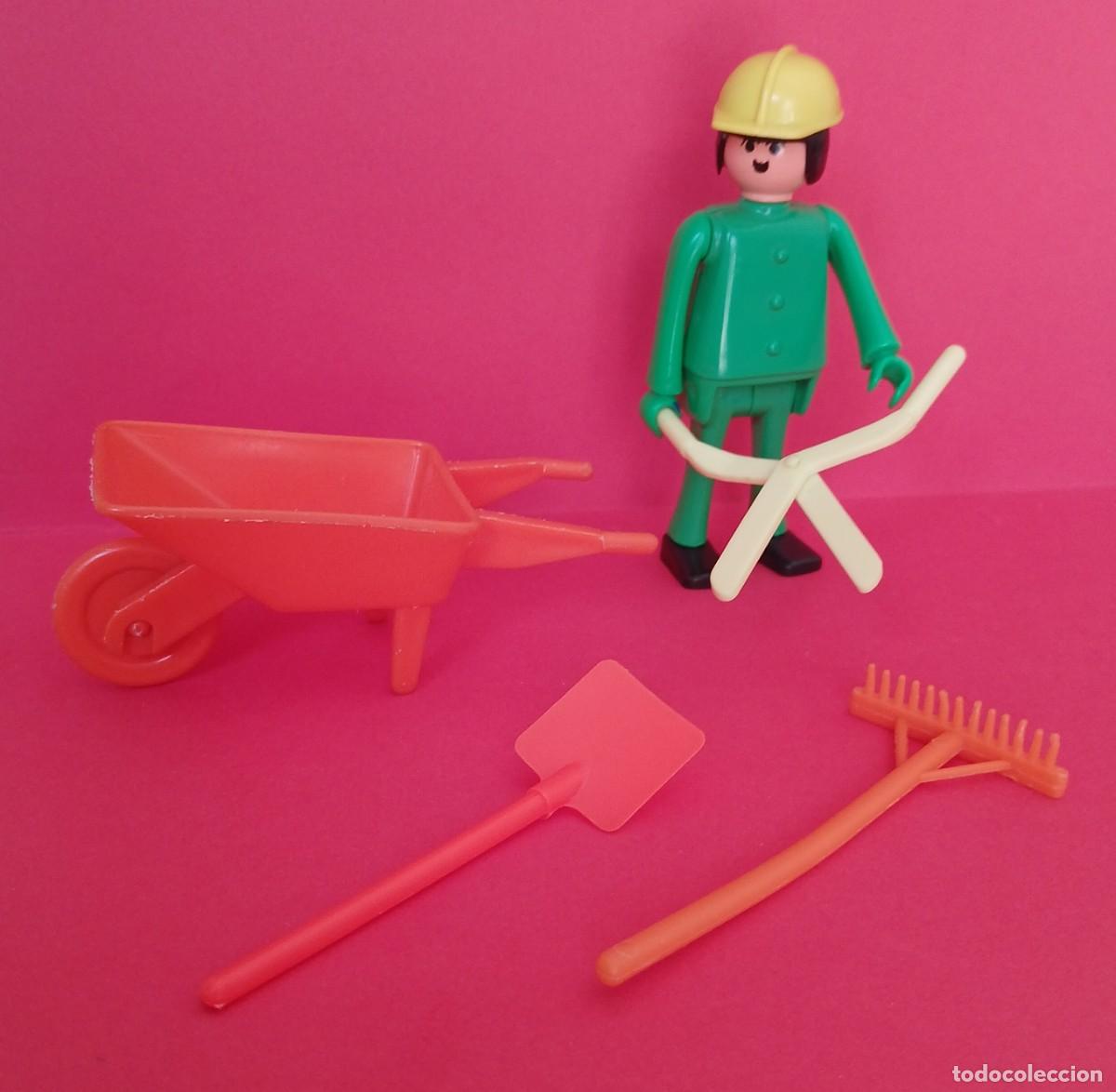 Figuras de acci&oacute;n: Play big (Playbig), Play Kit o Cefa Boys. Equipo Construcci&oacute;n. Jardinero