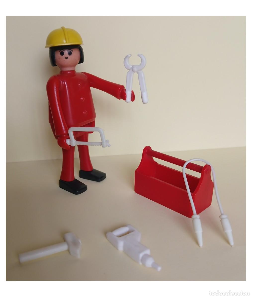Figuras de acci&oacute;n: Play big (Playbig), Play Kit o Cefa Boys. Equipo Construcci&oacute;n. Electricista 1&ordm;