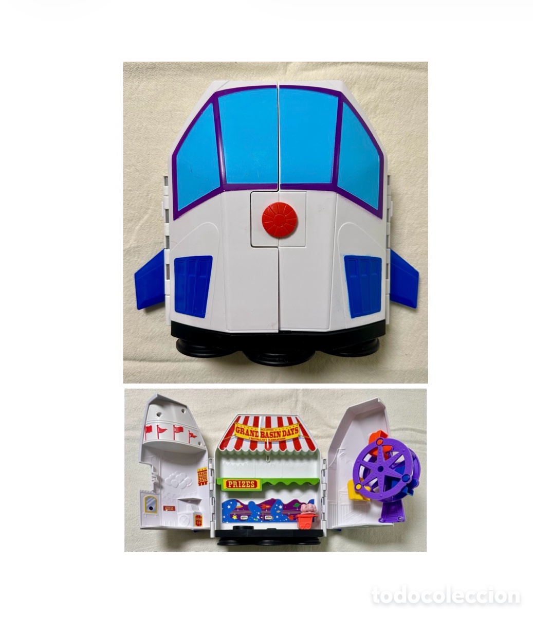Figuras de acci&oacute;n: Buzz Lightyear, Toy Story 4, nave miniferia, Disney.