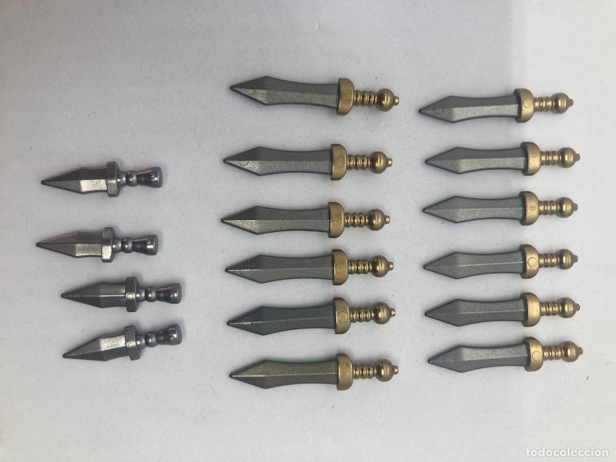 Figuras de acci&oacute;n: Minifiguras espadas gladius romanas - Foto 1