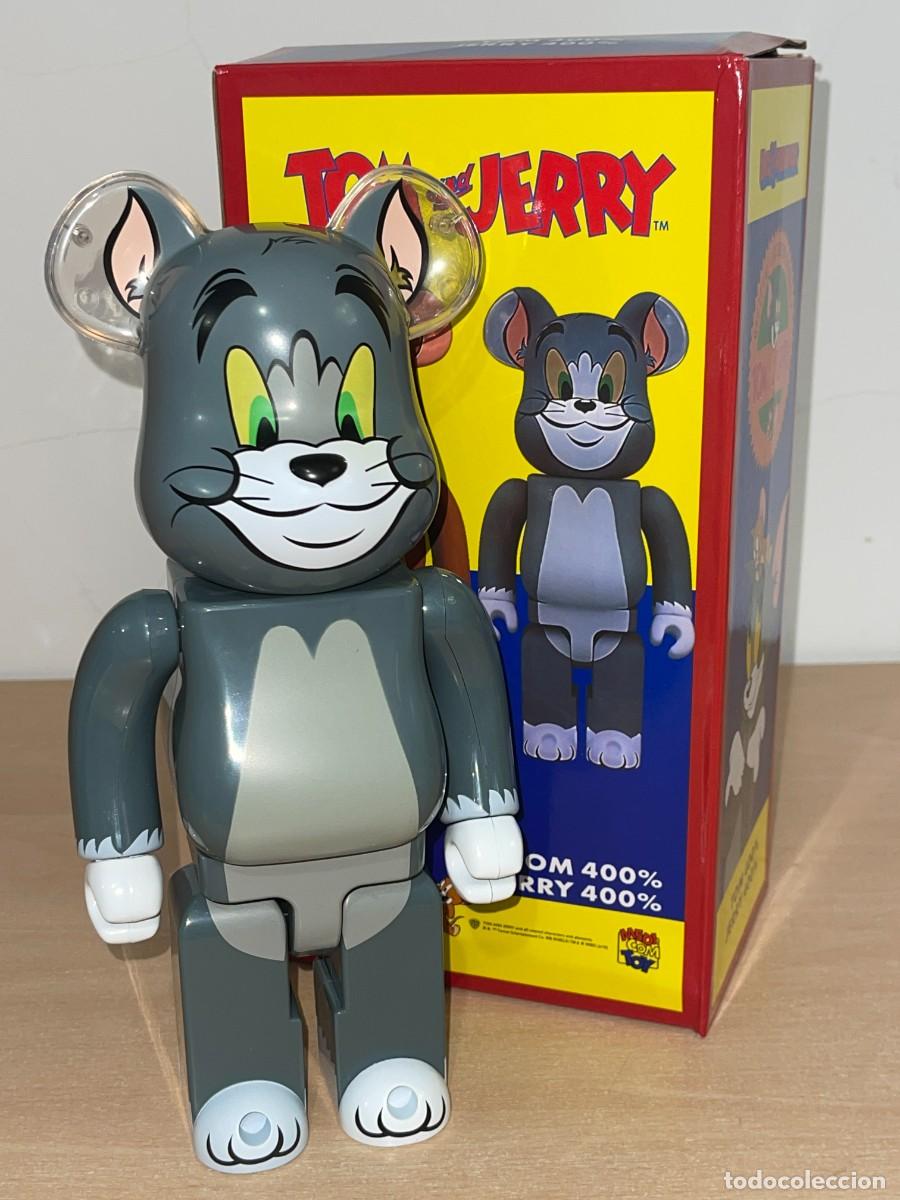 Figuras de acci&oacute;n: Bearbrick Tom and Jerry figura del Gato TOM 400% de 28 cm. Medicom Toy