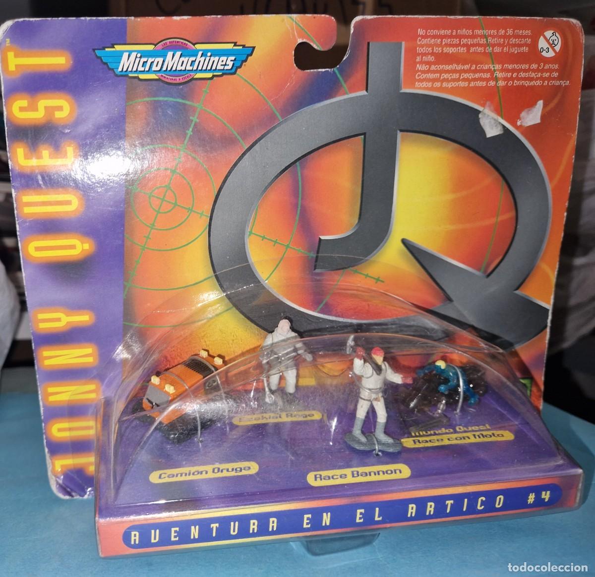 Figuras de acci&oacute;n: Aventura en el &Aacute;rtico. MicroMachines. Lewis Gaoob Toys. 1996.