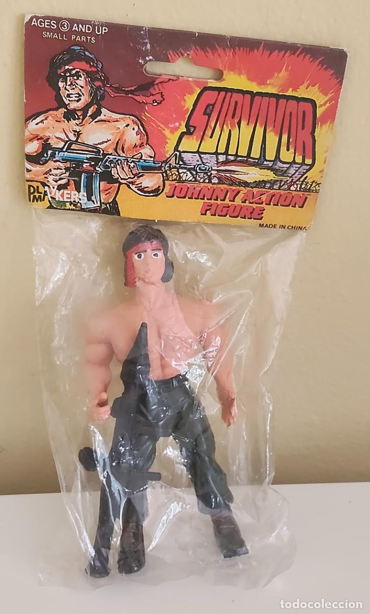 Figuras de acci&oacute;n: SURVIVOR JOHNNY ACTION FIGURA ORIGINAL A&Ntilde;OS 80 BOOTLEG SIN ABRIR