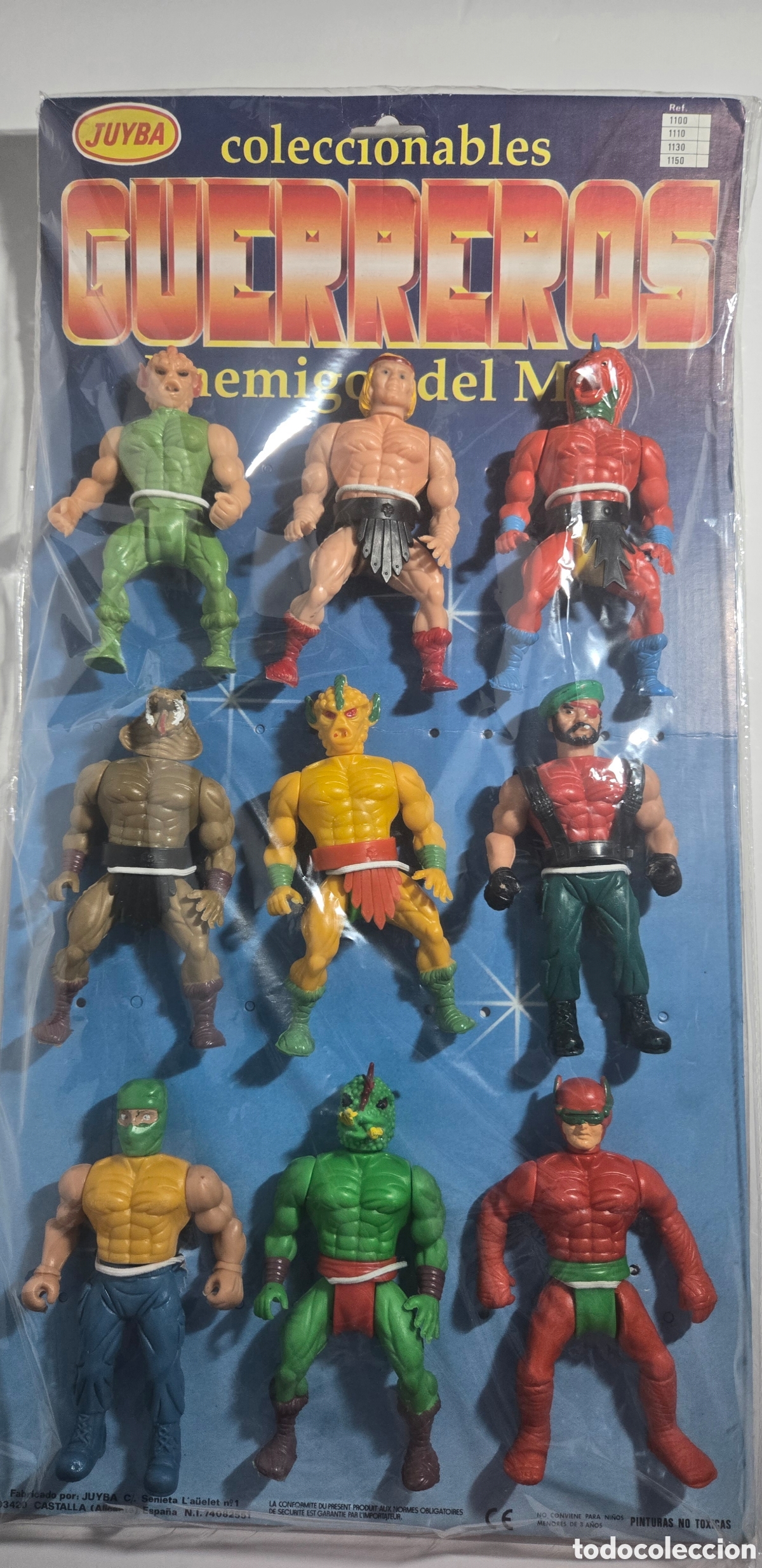 Figure di azione: GUERREROS ENEMIGOS DEL MAL -JUYBA- a&ntilde;os 80'