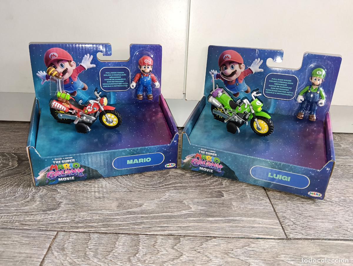 Figuras de acci&oacute;n: Pack Super Mario Galaxy Movie Luigi y Mario en Motos nuevos a estrenar