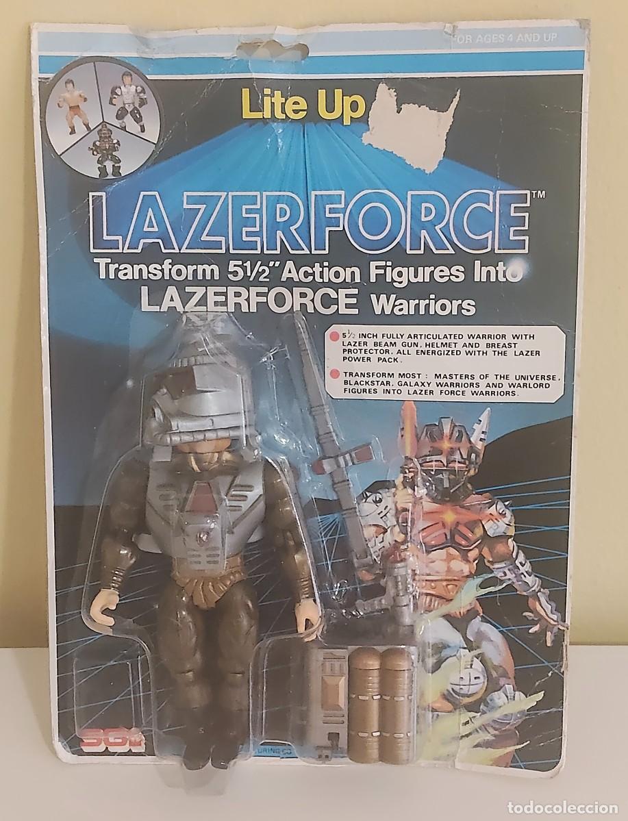 Figuras de acci&oacute;n: LAZERFORCE WARRIORS SUNGOLD BLISTER ORIGINAL 1985
