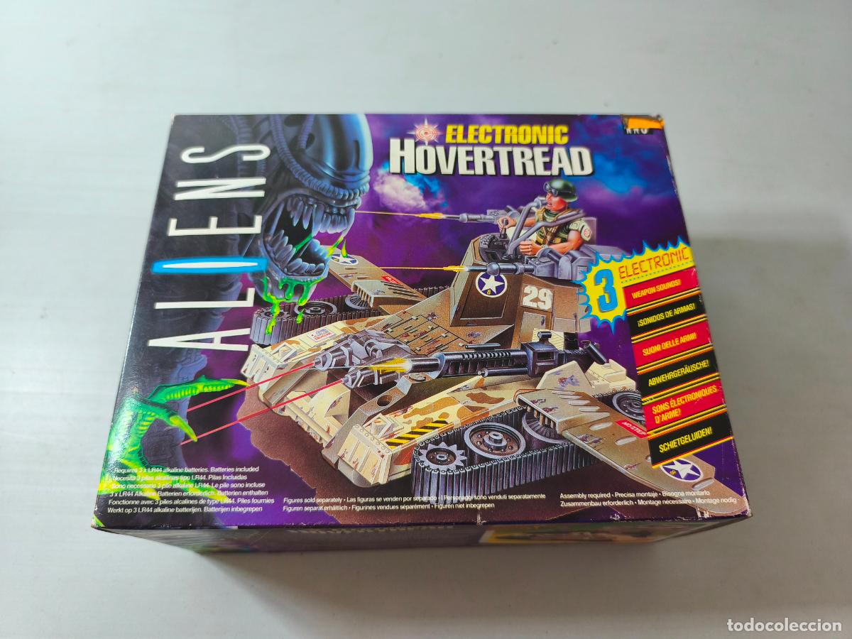 Figuras de acci&oacute;n: NAVE ALIENS HOVERTREAD ELECTRONIC, KENNER, A&Ntilde;O 1992, EN CAJA. CC
