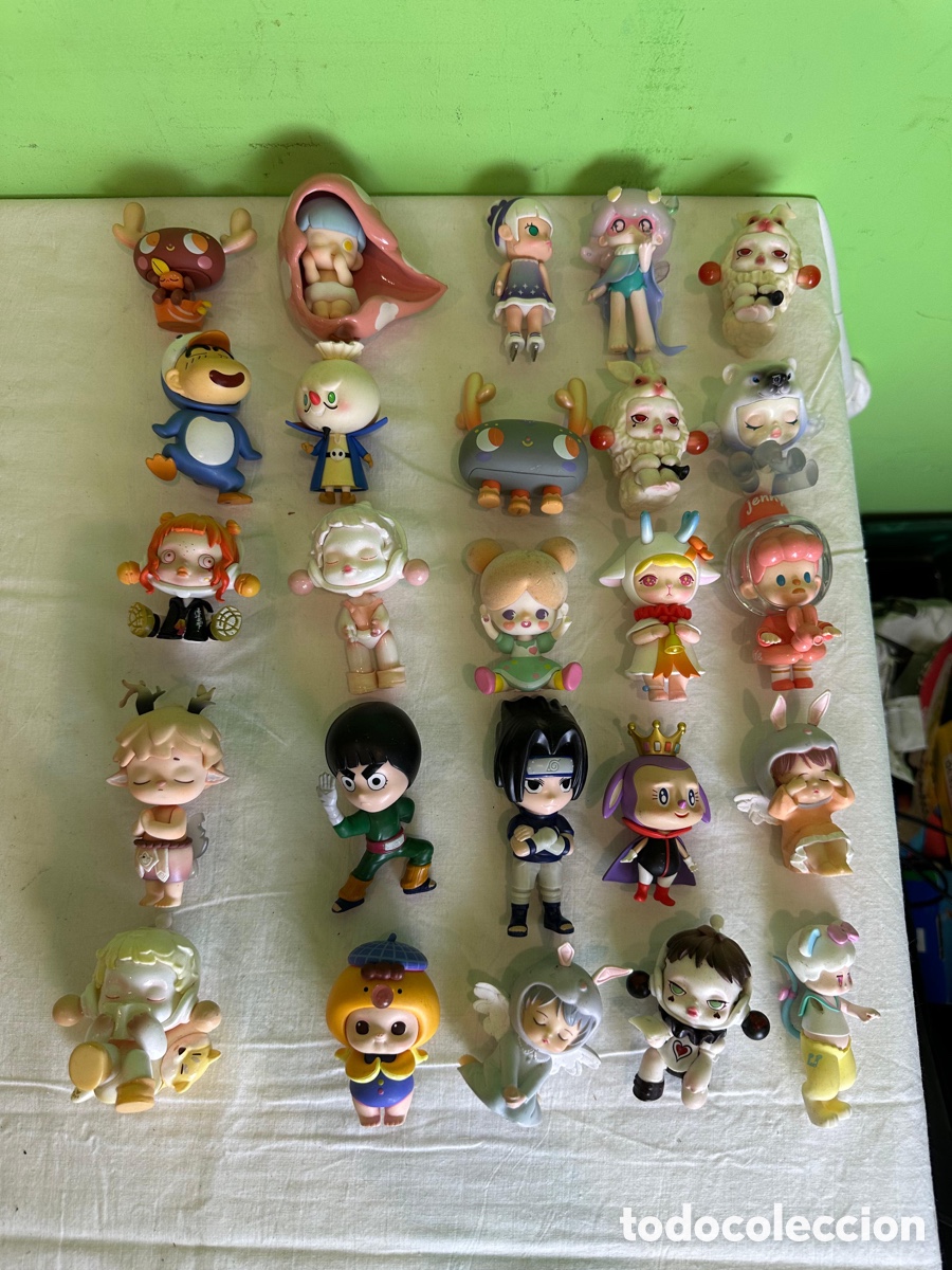 Figuras de acci&oacute;n: Lote 25 figuras mu&ntilde;ecos PVC estilo anime kawaii colecci&oacute;n