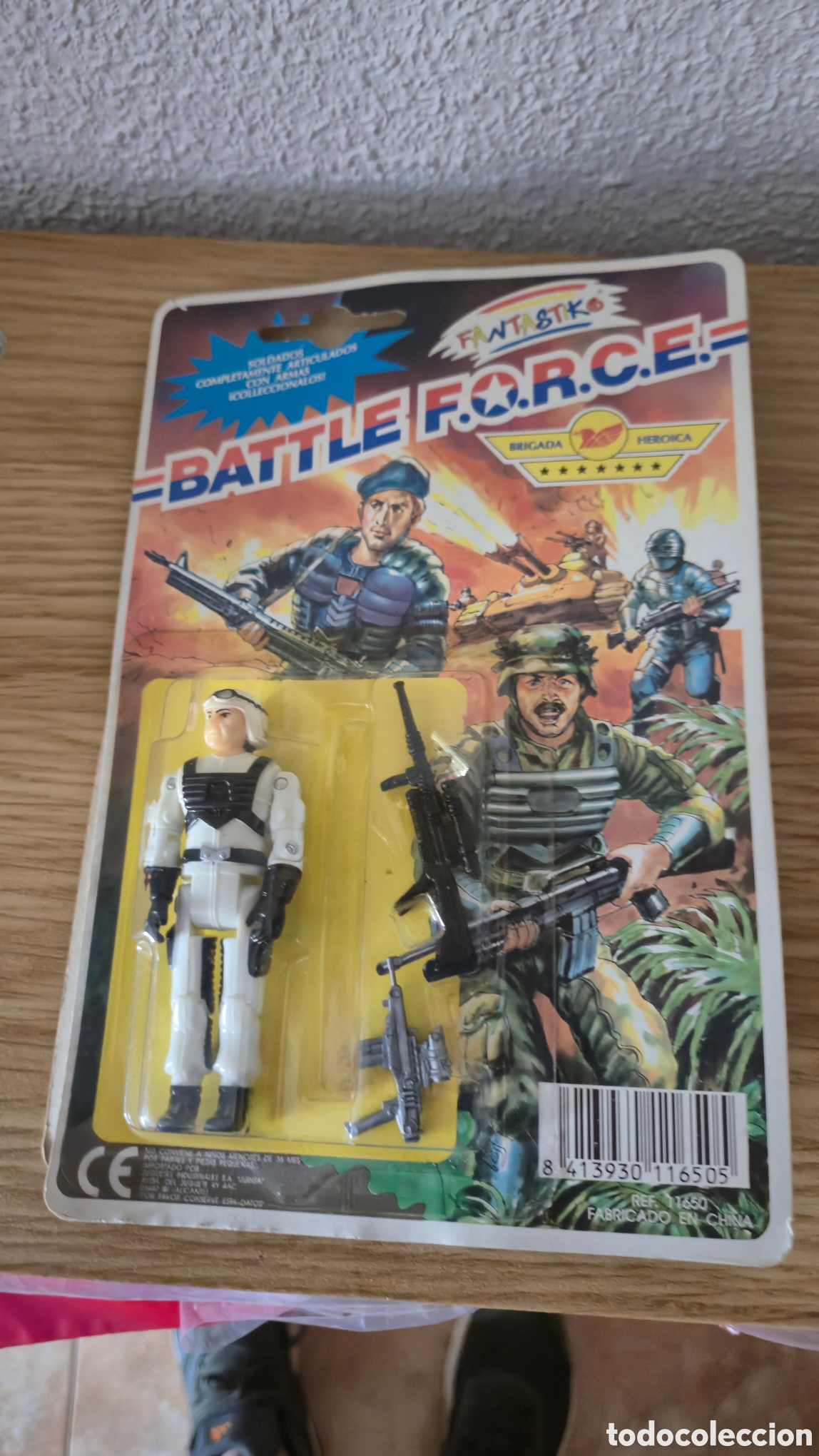 Figuras de acci&oacute;n: Figura en blister Bootleg tipo Gijoe Battle Force A&ntilde;os 80-90 &Eacute;poca Mastets, wwf, Mosqueperros
